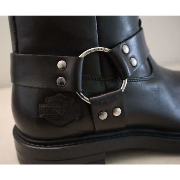 Harley-Davidson D96284 Men's Sz 7.5M Black Durland 6.5" Motorcycle Boots $170 - Picture 4 of 11